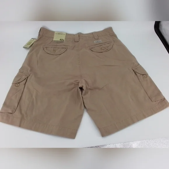 Nwt Classic HERITAGE CHINO Men's Y2K Fatigue Cargo Shorts - SZ 42 W KHAKI Desert - Picture 2 of 3
